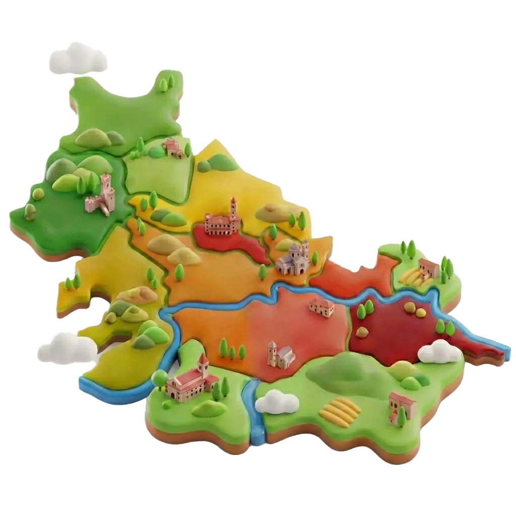 Mappa interattiva della provincia di Mantova